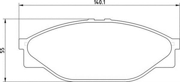 Magneti Marelli 363700203012 - Jarrupala, levyjarru inparts.fi