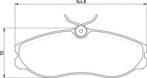 Magneti Marelli 363710203037 - Jarrupala, levyjarru inparts.fi