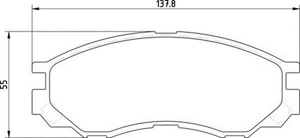 Magneti Marelli 363700203123 - Jarrupala, levyjarru inparts.fi