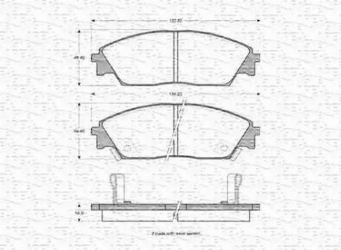 Magneti Marelli 363702160903 - Jarrupala, levyjarru inparts.fi