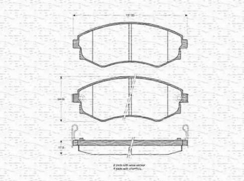 Magneti Marelli 363702160974 - Jarrupala, levyjarru inparts.fi