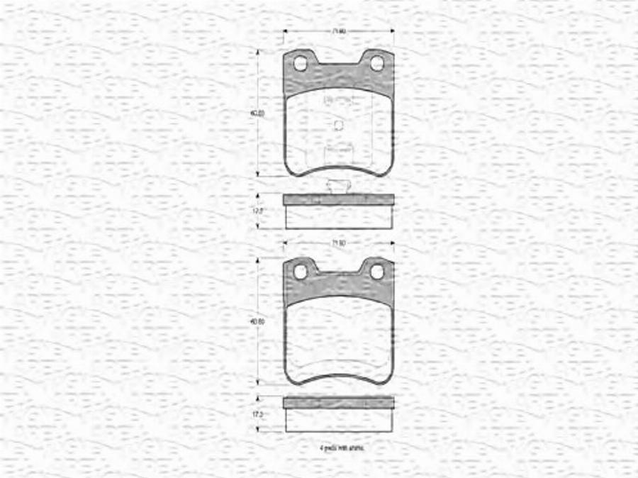 Magneti Marelli 363702160443 - Jarrupala, levyjarru inparts.fi