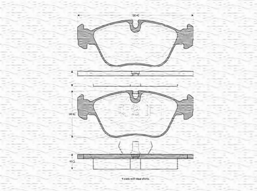 Magneti Marelli 363702160594 - Jarrupala, levyjarru inparts.fi