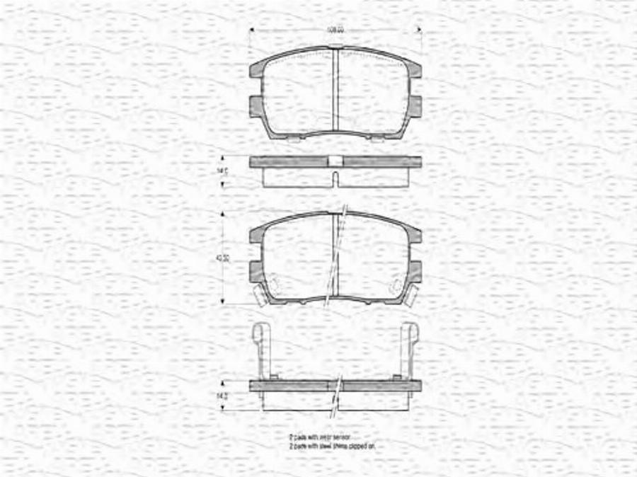 Magneti Marelli 363702160569 - Jarrupala, levyjarru inparts.fi