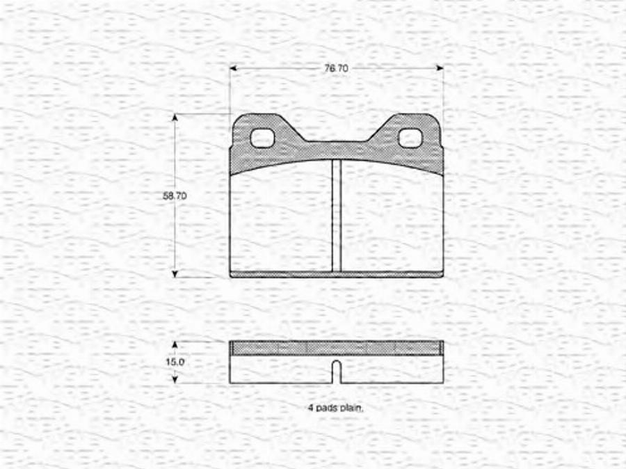 Magneti Marelli 363702160564 - Jarrupala, levyjarru inparts.fi