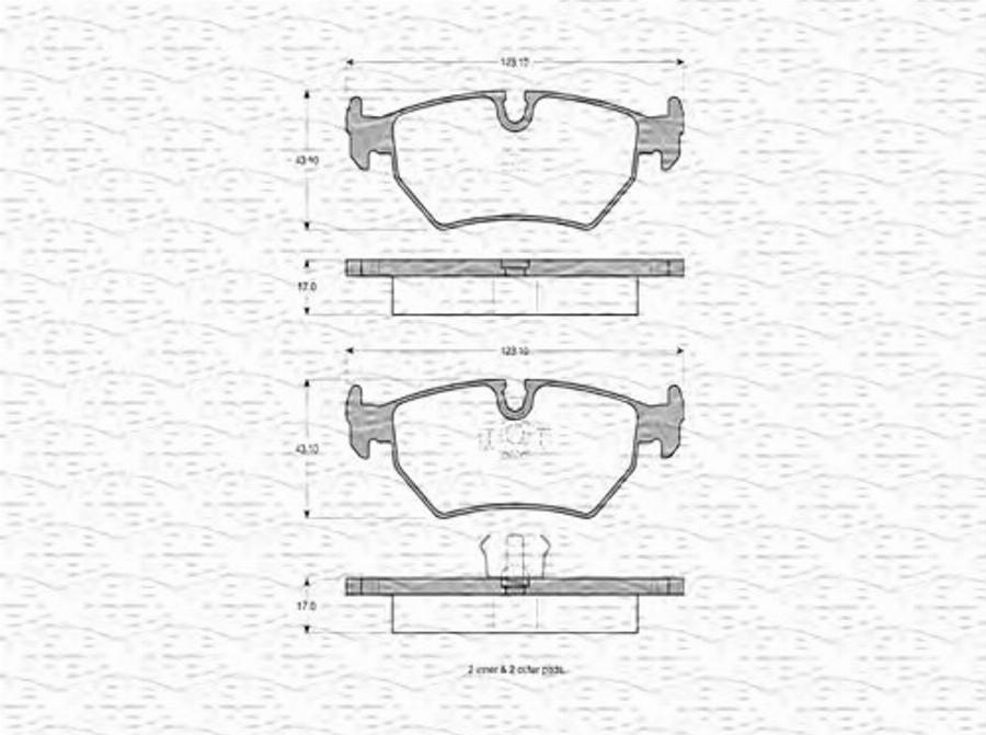 Magneti Marelli 363702160560 - Jarrupala, levyjarru inparts.fi