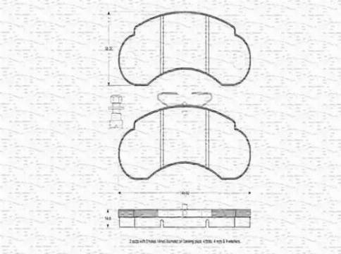 Magneti Marelli 430216170562 - Jarrupala, levyjarru inparts.fi