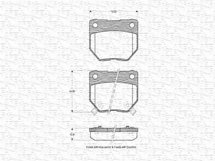 Magneti Marelli 363702160505 - Jarrupala, levyjarru inparts.fi