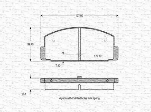 Magneti Marelli 363702160524 - Jarrupala, levyjarru inparts.fi