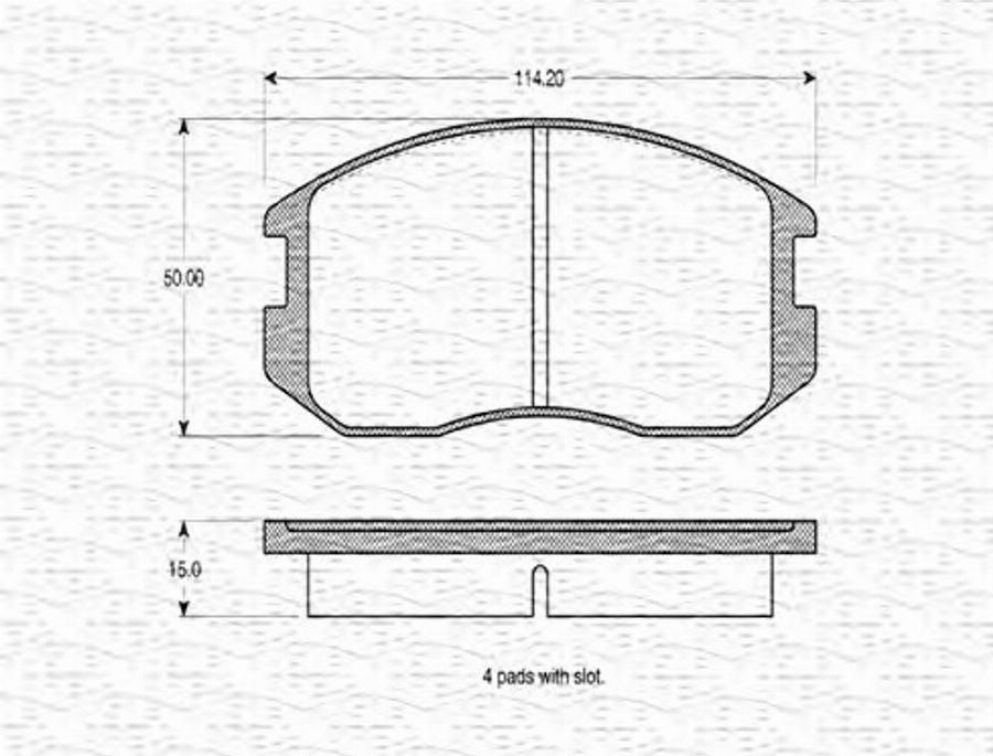 Magneti Marelli 363702160571 - Jarrupala, levyjarru inparts.fi