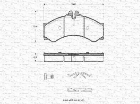 Magneti Marelli 363702160646 - Jarrupala, levyjarru inparts.fi