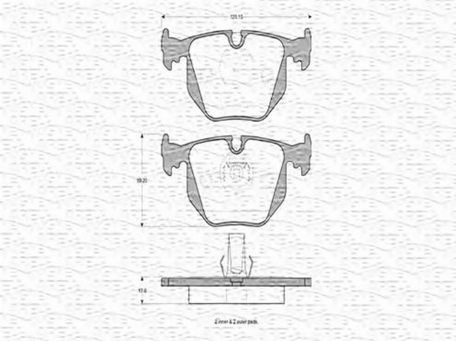 Magneti Marelli 363702160650 - Jarrupala, levyjarru inparts.fi