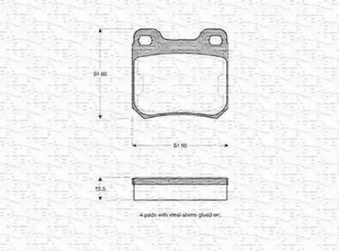 Magneti Marelli 363702160653 - Jarrupala, levyjarru inparts.fi