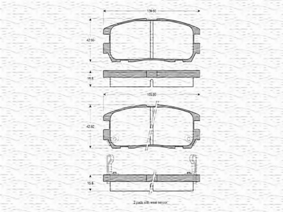 Magneti Marelli 363702160618 - Jarrupala, levyjarru inparts.fi