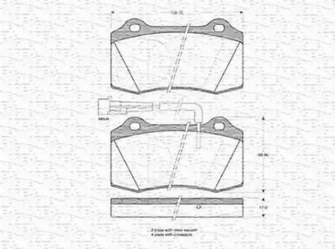 Magneti Marelli 363702160621 - Jarrupala, levyjarru inparts.fi