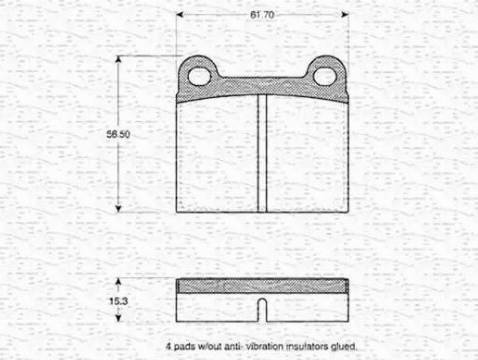 Magneti Marelli 363702160097 - Jarrupala, levyjarru inparts.fi