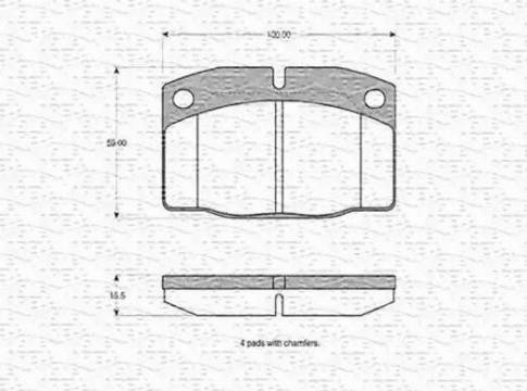 Magneti Marelli 363702160015 - Jarrupala, levyjarru inparts.fi