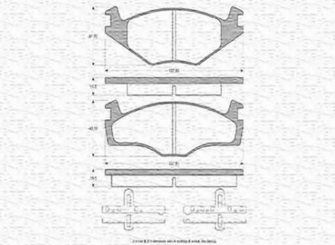 Magneti Marelli 363702160010 - Jarrupala, levyjarru inparts.fi