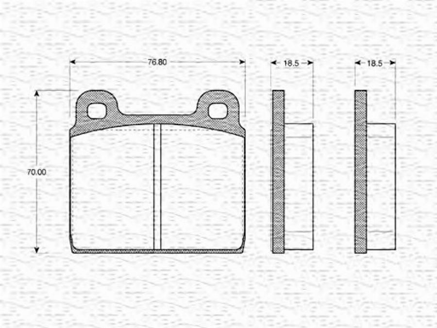 Magneti Marelli 363702160013 - Jarrupala, levyjarru inparts.fi