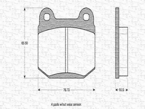 Magneti Marelli 363702160038 - Jarrupala, levyjarru inparts.fi