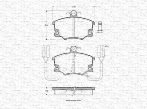 Magneti Marelli 363702160144 - Jarrupala, levyjarru inparts.fi