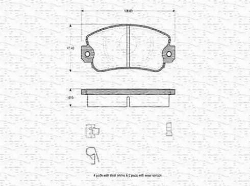 Magneti Marelli 363702160141 - Jarrupala, levyjarru inparts.fi