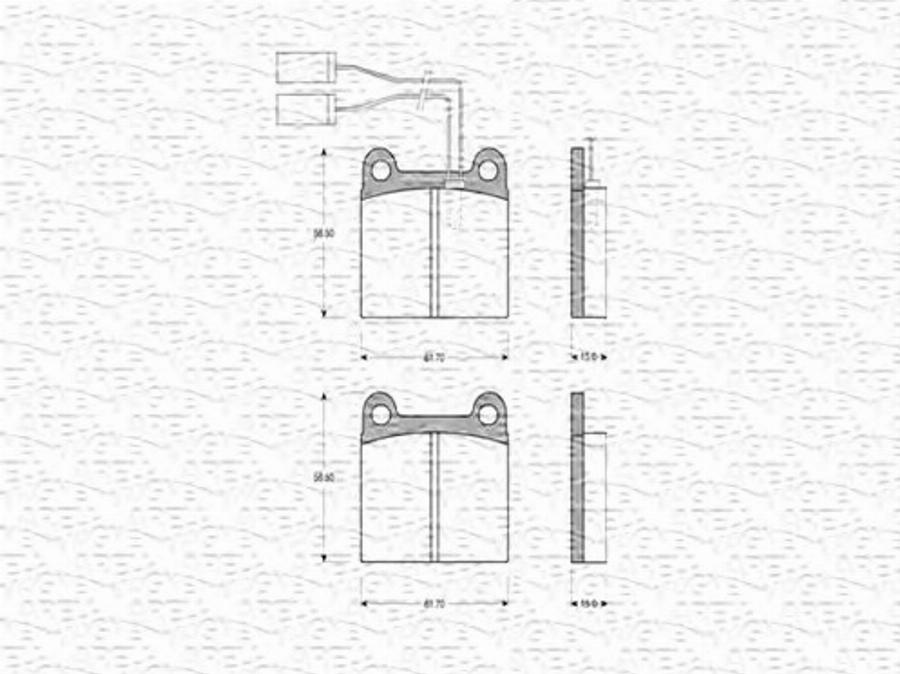 Magneti Marelli 363702160156 - Jarrupala, levyjarru inparts.fi