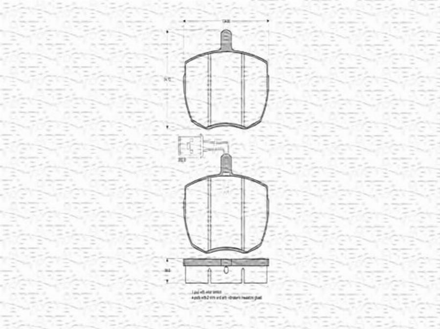 Magneti Marelli 363702160168 - Jarrupala, levyjarru inparts.fi