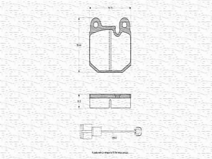 Magneti Marelli 363702160103 - Jarrupala, levyjarru inparts.fi