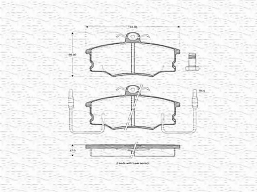 Magneti Marelli 363702160178 - Jarrupala, levyjarru inparts.fi