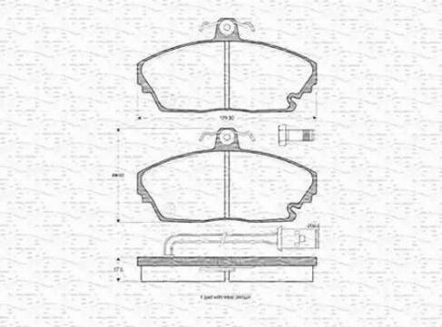 Magneti Marelli 363702160855 - Jarrupala, levyjarru inparts.fi