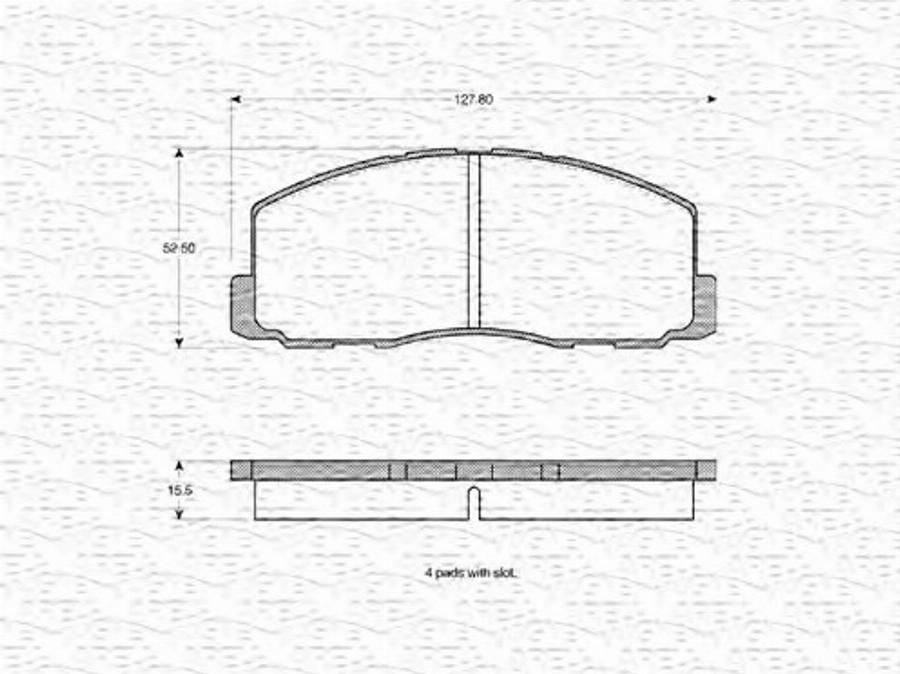 Magneti Marelli 363702160805 - Jarrupala, levyjarru inparts.fi