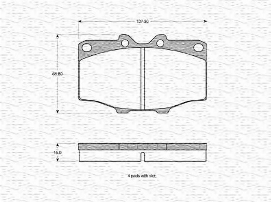 Magneti Marelli 363702160803 - Jarrupala, levyjarru inparts.fi