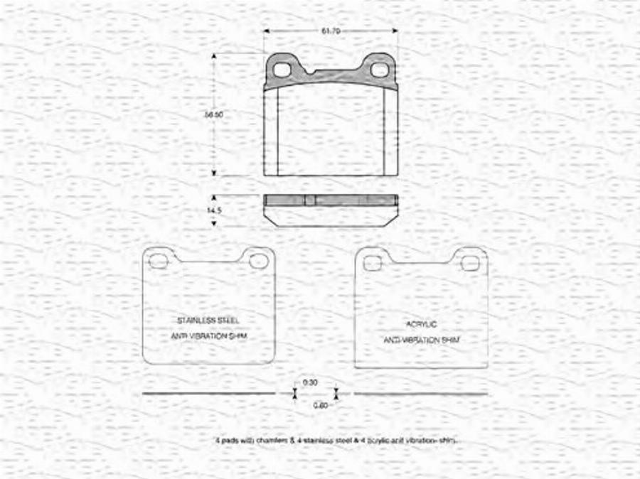 Magneti Marelli 363702160827 - Jarrupala, levyjarru inparts.fi