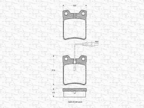 Magneti Marelli 363702160395 - Jarrupala, levyjarru inparts.fi