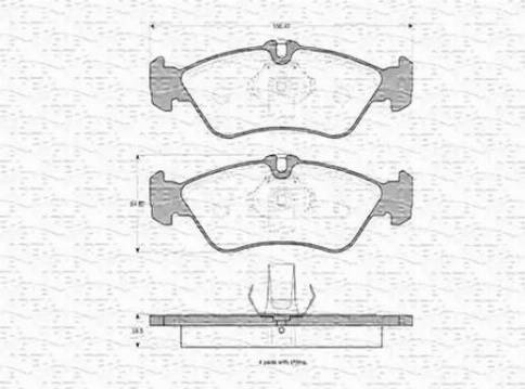 Magneti Marelli 363702160397 - Jarrupala, levyjarru inparts.fi