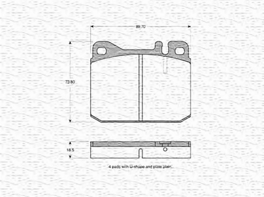 Magneti Marelli 363702160348 - Jarrupala, levyjarru inparts.fi