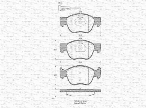 Magneti Marelli 363702160342 - Jarrupala, levyjarru inparts.fi