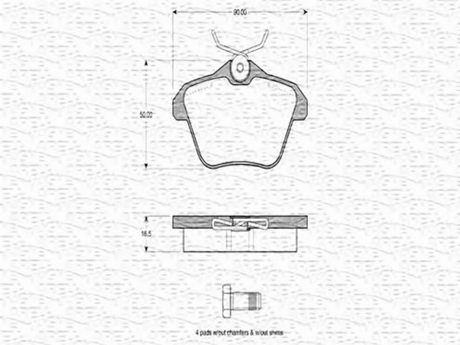 Magneti Marelli 363702160359 - Jarrupala, levyjarru inparts.fi