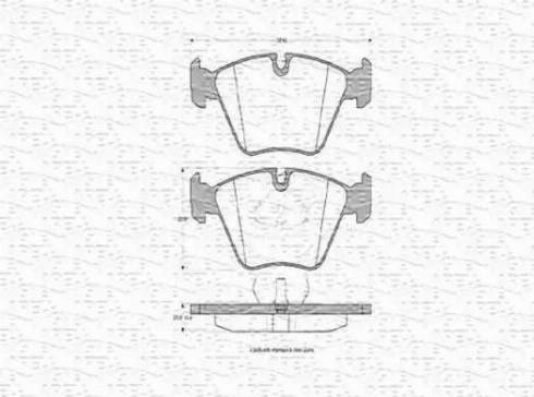 Magneti Marelli 363702160307 - Jarrupala, levyjarru inparts.fi