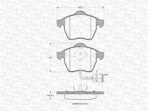 Magneti Marelli 363702160311 - Jarrupala, levyjarru inparts.fi