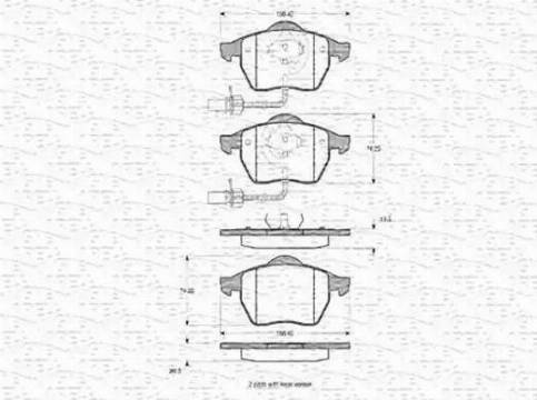 Magneti Marelli 363702160313 - Jarrupala, levyjarru inparts.fi