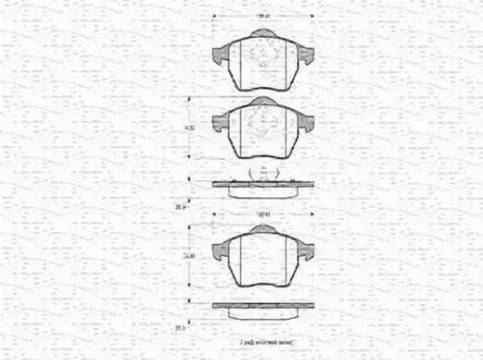 Magneti Marelli 363702160312 - Jarrupala, levyjarru inparts.fi