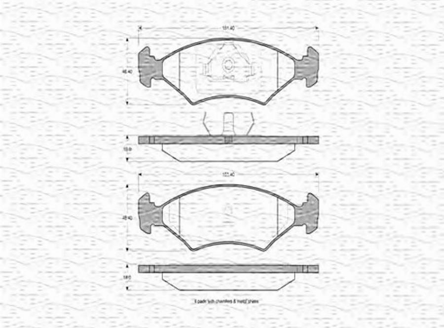 Magneti Marelli 363702160334 - Jarrupala, levyjarru inparts.fi