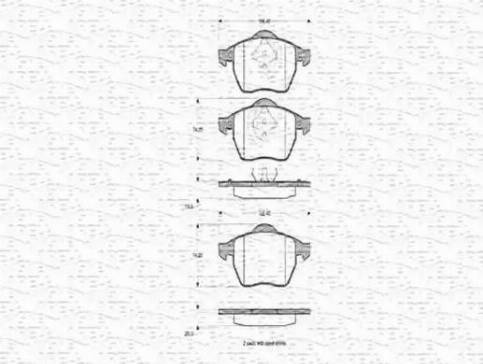 Magneti Marelli 363702160379 - Jarrupala, levyjarru inparts.fi