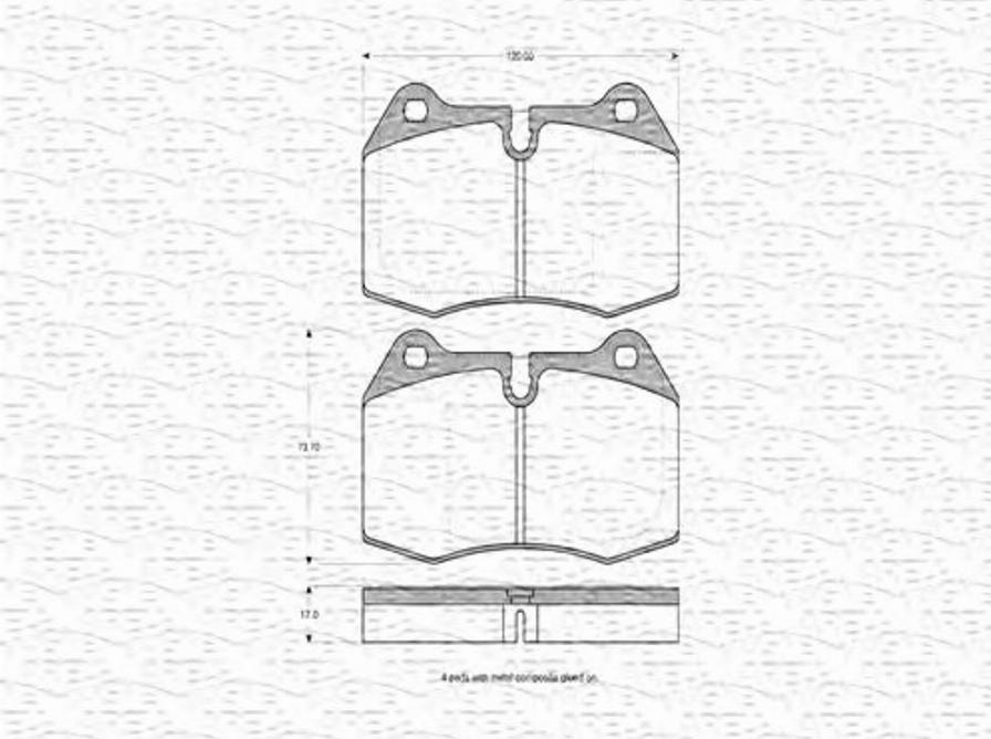 Magneti Marelli 363702160372 - Jarrupala, levyjarru inparts.fi