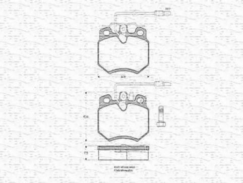 Magneti Marelli 430216170299 - Jarrupala, levyjarru inparts.fi