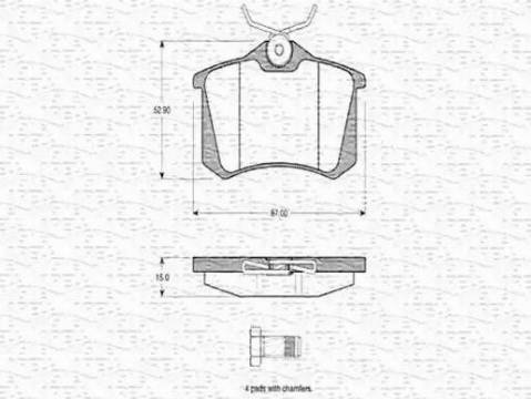 Magneti Marelli 363702160201 - Jarrupala, levyjarru inparts.fi