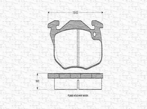 Magneti Marelli 430216170215 - Jarrupala, levyjarru inparts.fi