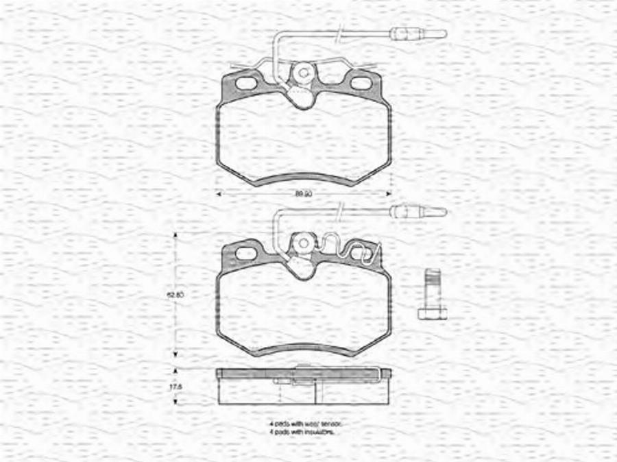 Magneti Marelli 363702160217 - Jarrupala, levyjarru inparts.fi